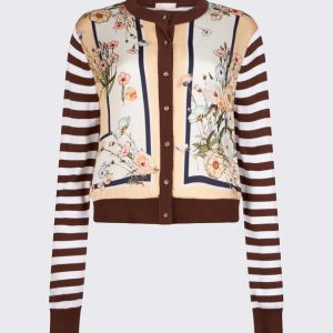 Cardigan Liu Jo Printed Twill Insert