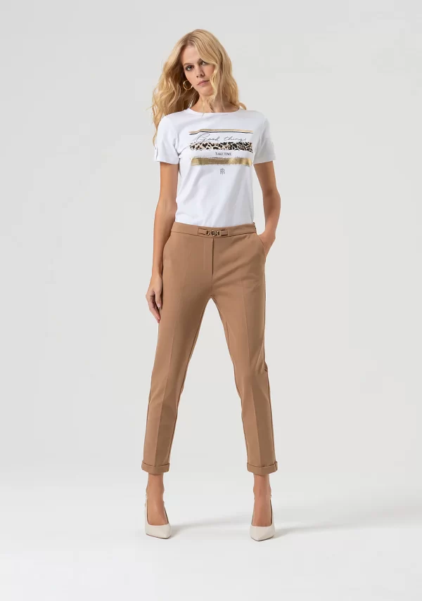 Calças Fracomina Chino Slim Fit