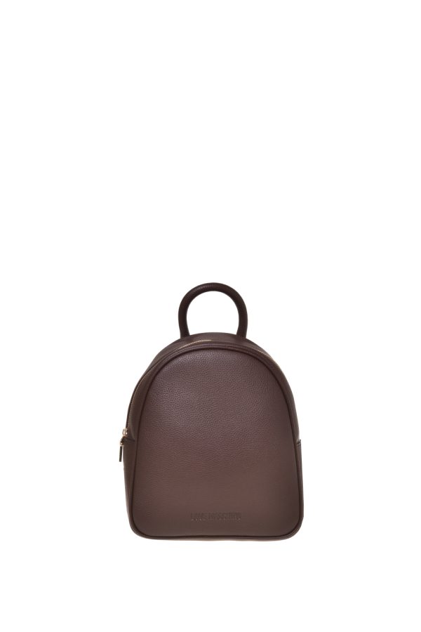 Mochila Love Moschino Gold Logo Bottom