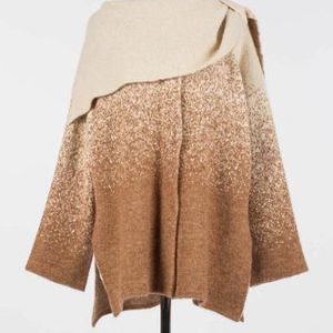 Poncho Twinset Actitude Knitted Overcoat