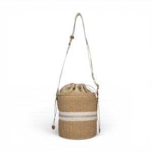 Mala Liu Jo Straw Bucket Bag