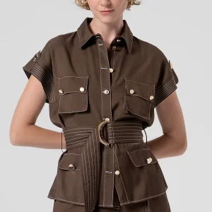 Casaco Fracomina Regular Viscose
