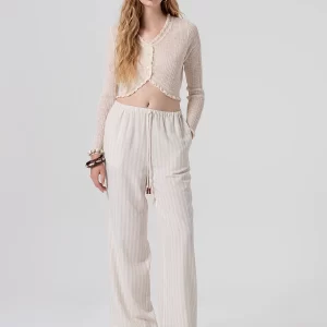 Calças Fracomina Palazzo Pant Wide Fit