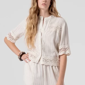Camisa Fracomina Regular With Linen