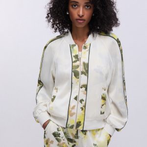 Casaco Liu Jo Printed Satin Jacket