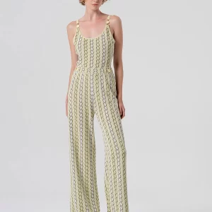 Calças Fracomina Pant Flare With Jacquard Effect