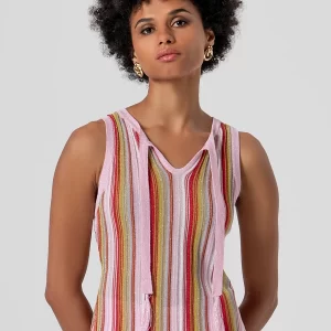 Top Fracomina Knitted Tank with Lurex